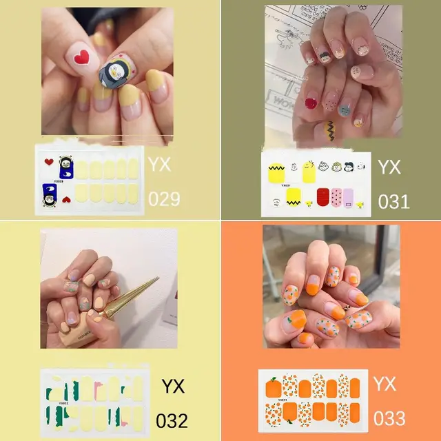Cartoon Decorative Wearable Nail Stickers - Shop at LoveMi