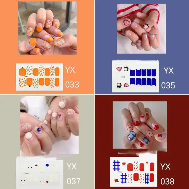 Cartoon Decorative Wearable Nail Stickers - Shop at LoveMi