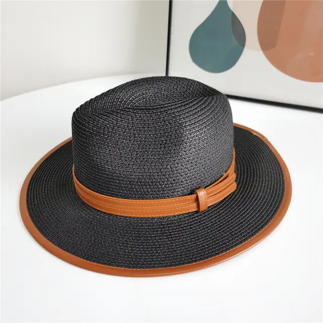 British Top Hat Female Small Fragrance Casual British Hat Black Basin Hat Black - Shop at LoveMi