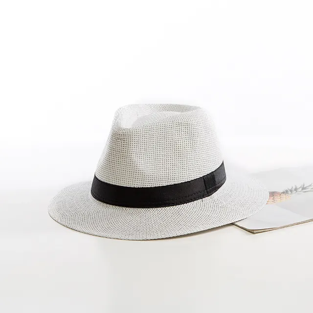 Casual Jazz Beach Straw British Hat White - Shop at LoveMi