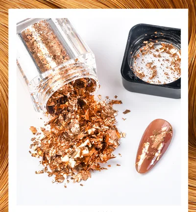 Fragments Of Nail Art Gold Foil Paper C - Shop at LoveMi