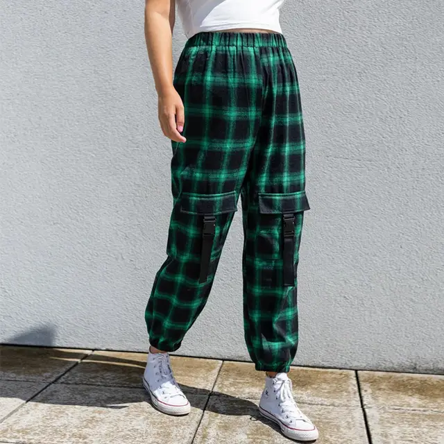 Women's High Waist Plaid Corset Overalls Default - Shop at LoveMi