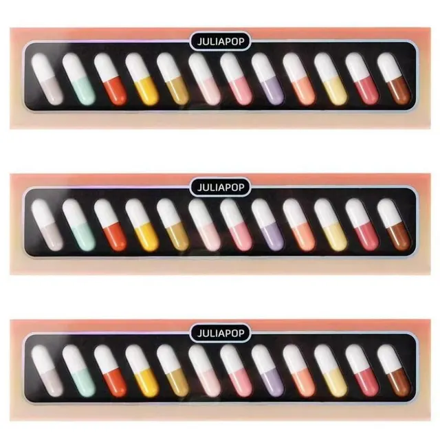 Popular Affordable Capsule Lipstick Suitable For Plain Makeup 3Pcs - Shop at LoveMi