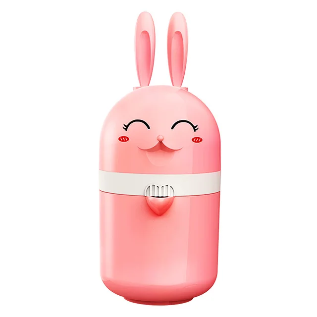 Manual Juicer Multifunctional Household Small Mini Student Portable Fruit Frying Machine Pink - Shop at LoveMi