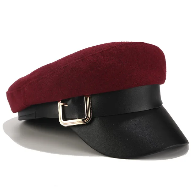 All Match Navy Hat Beret British Retro Trend Fashion Hat Painter Hat - Shop at LoveMi