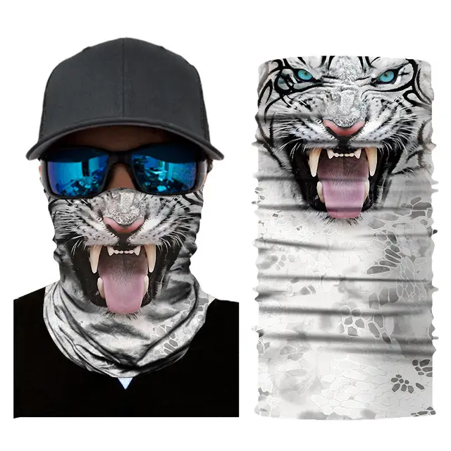 Outdoor Digital Sunscreen Animal Print Cycling Headscarf - Shop at LoveMi