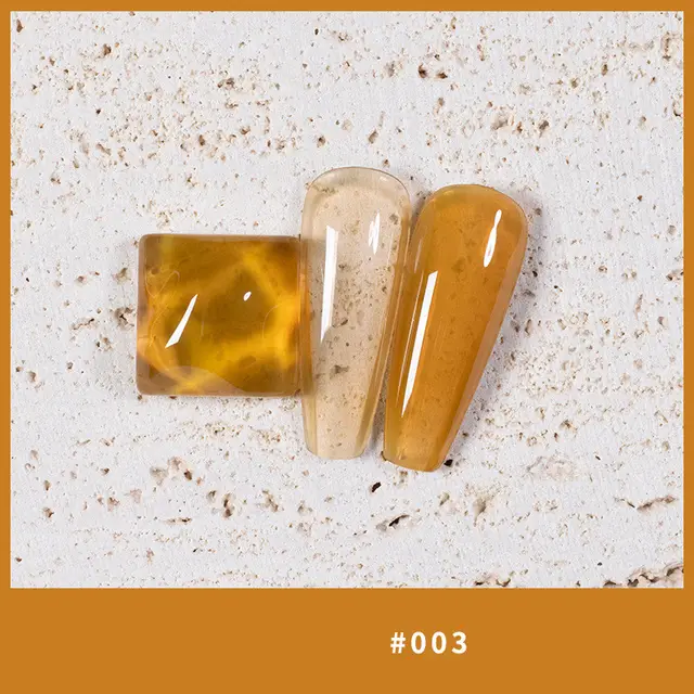 9 Colors Amber Set UV Gel Nail Polish Ice Penetration Soak Off Shining Style 3 - Shop at LoveMi