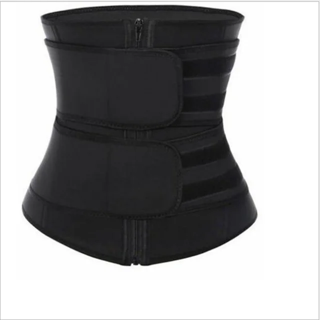 Women's Sports Waistband Plus Size Shapewear Neoprene Corset Sweaty Belly Belt Black - Shop at LoveMi