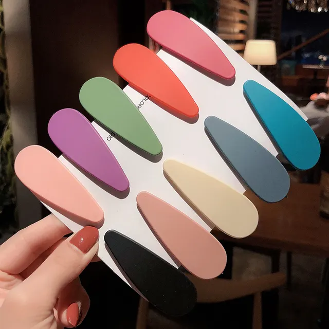 Back Of Head Hairpin Side Clip Top Clip Girl Simple Hairpin Broken Hair Bangs Clip Headdress - Shop at LoveMi