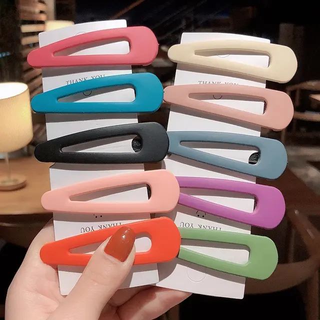 Back Of Head Hairpin Side Clip Top Clip Girl Simple Hairpin Broken Hair Bangs Clip Headdress - Shop at LoveMi