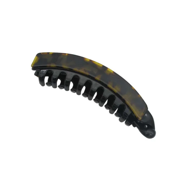 Tortoiseshell Leopard Print Large Vintage Acetate Hair Accessory - Shop at LoveMi