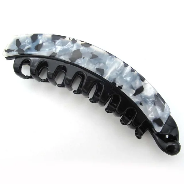 Tortoiseshell Leopard Print Large Vintage Acetate Hair Accessory - Shop at LoveMi