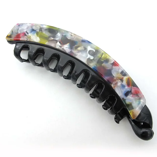 Tortoiseshell Leopard Print Large Vintage Acetate Hair Accessory - Shop at LoveMi