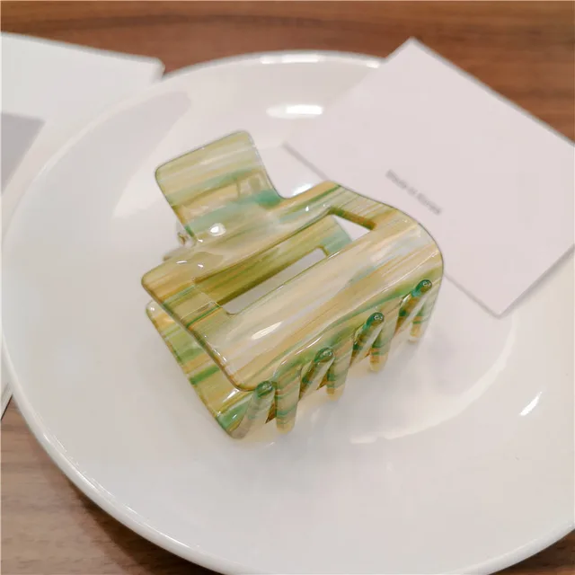 Geometric Hollow Out Retro Tortoiseshell Hairpin G - Shop at LoveMi