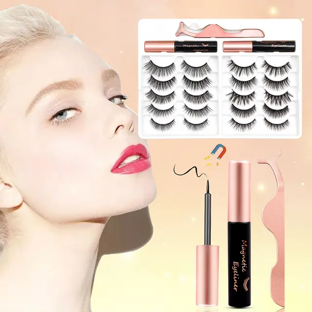 No Glue Waterproof Magnetic Lashes Eyeliner Magnetic Kit - Shop at LoveMi