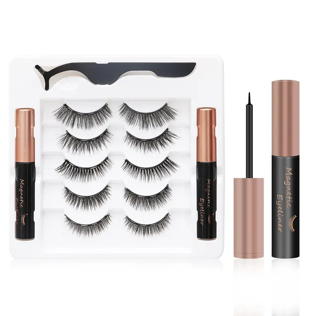 No Glue Waterproof Magnetic Lashes Eyeliner Magnetic Kit D - Shop at LoveMi