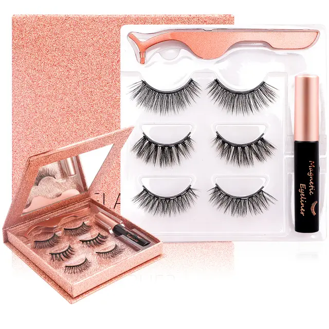 No Glue Waterproof Magnetic Lashes Eyeliner Magnetic Kit - Shop at LoveMi