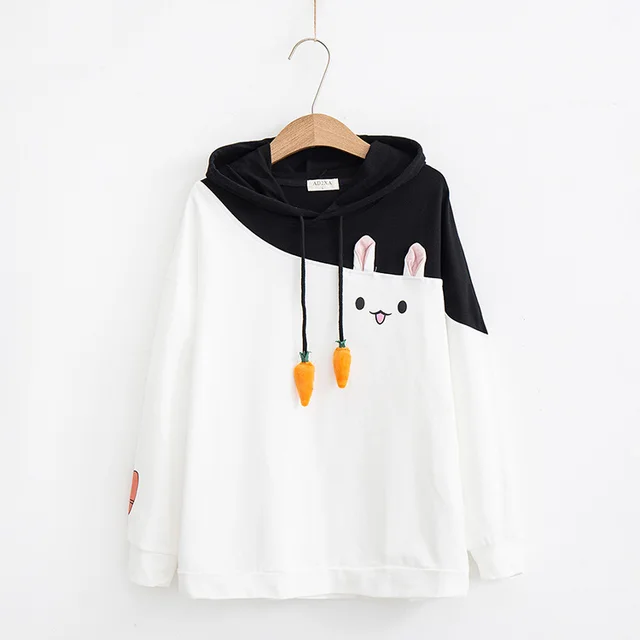 Radish Rabbit Cute Short Sleeve T Shirt White - Shop at LoveMi