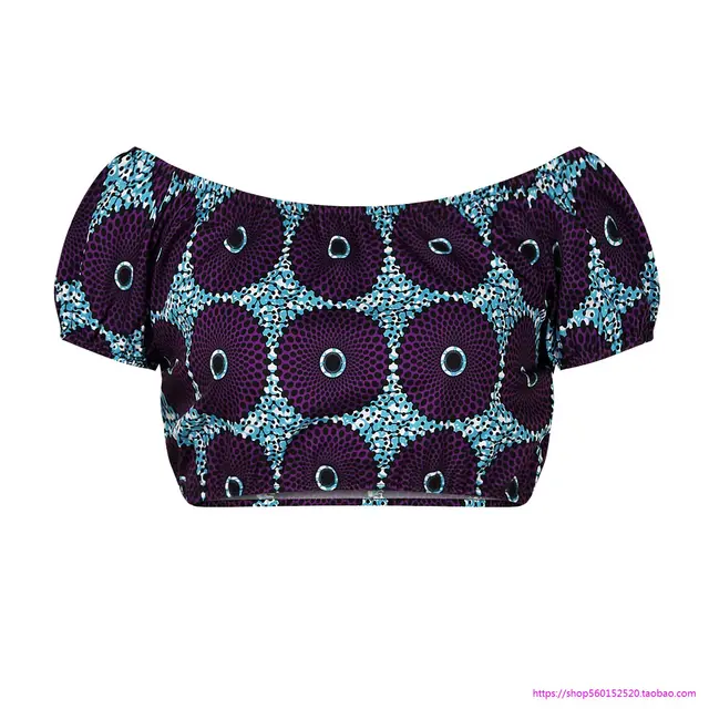 Womens African Top Wide Leg Pants Suit Navy - Shop at LoveMi