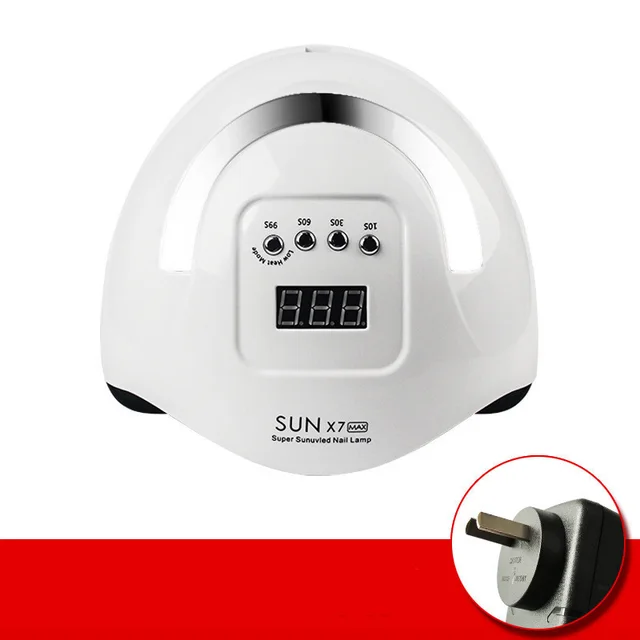 Portable Smart Sensor High Power Phototherapy Machine Nail Baking Lamp White - Shop at LoveMi