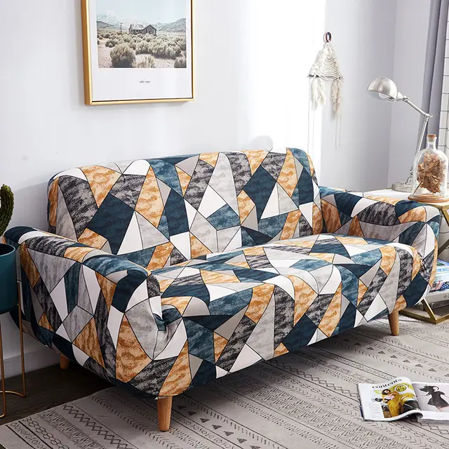 Simple Four Seasons Universal Combined Sofa Cover Set Sofa Cushion Full Cover - Shop at LoveMi