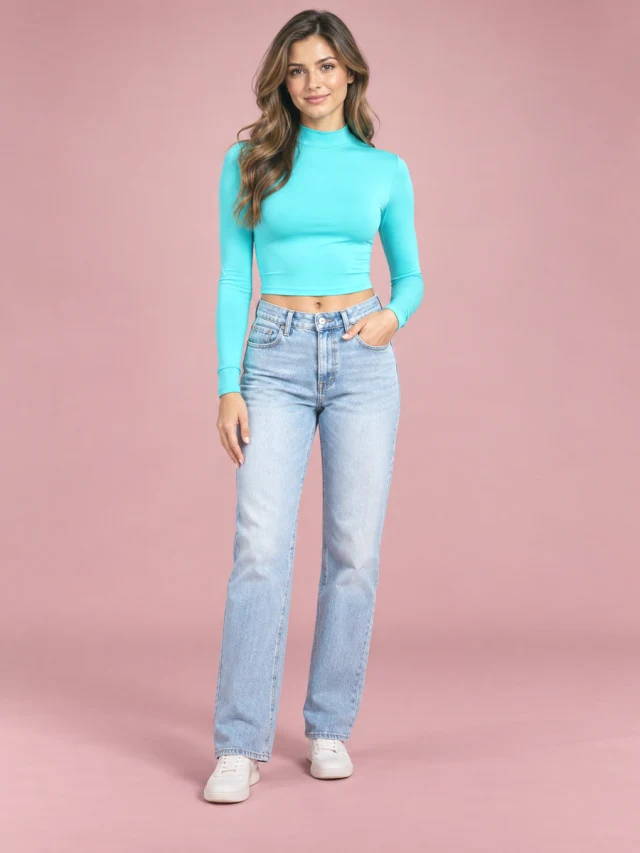 Sexis Ajustadas y Ajustadas, Blusas Para Mujer, Ropa De Club Light Blue - Shop at LoveMi