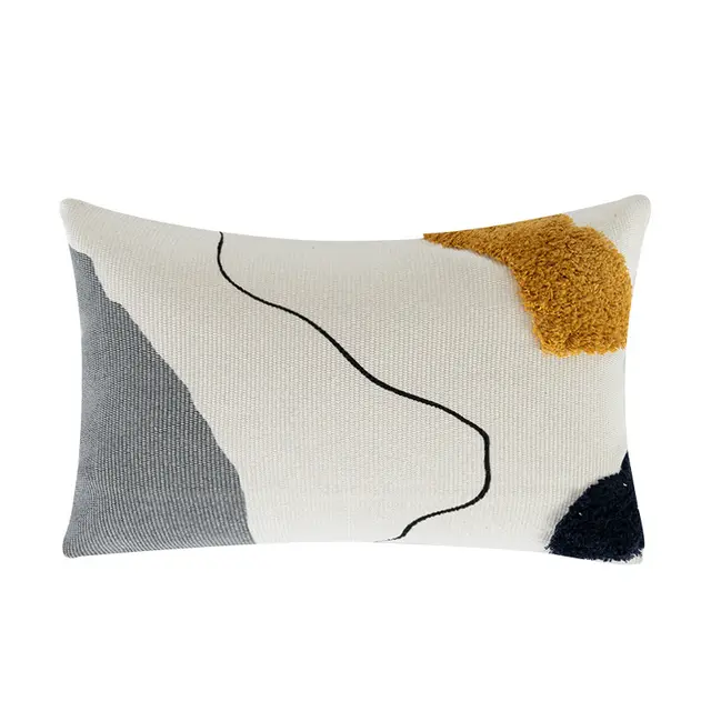 Living Room Modern Line Hug Geometric Sofa Pillowcase - Shop at LoveMi