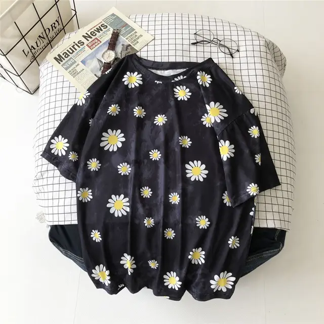 Fashion Loose Tie Dye Short Sleeved T Shirt Women J - Shop at LoveMi