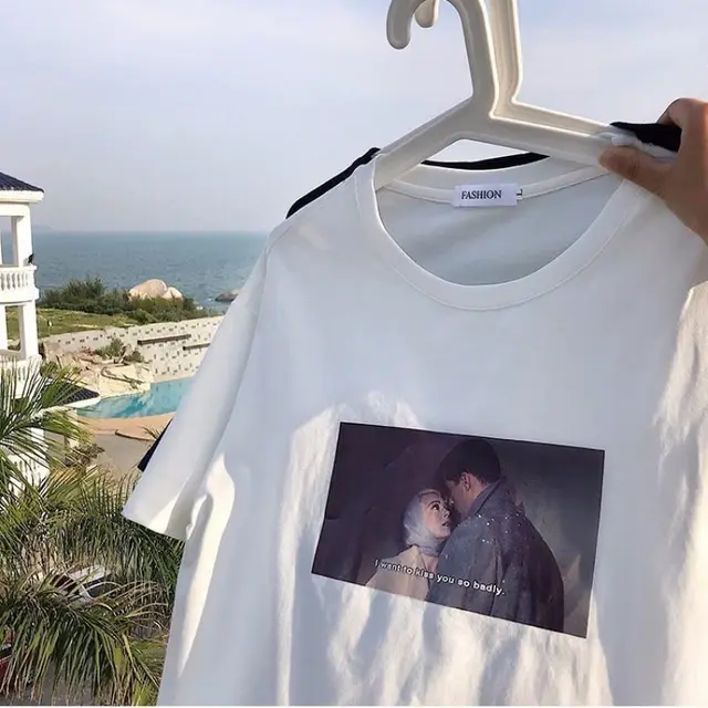 Half Sleeve Ins Net RedDummer Bottoming Shirt White - Shop at LoveMi