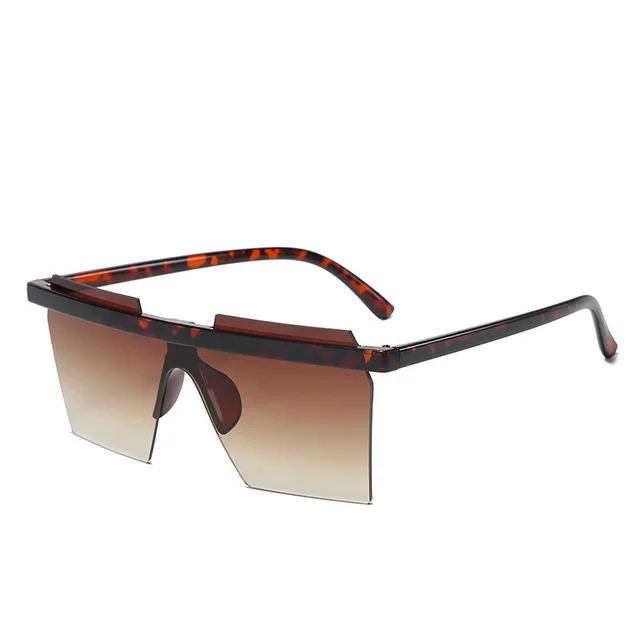 Fashion One Piece Trimmed Sunglasses - Shop at LoveMi