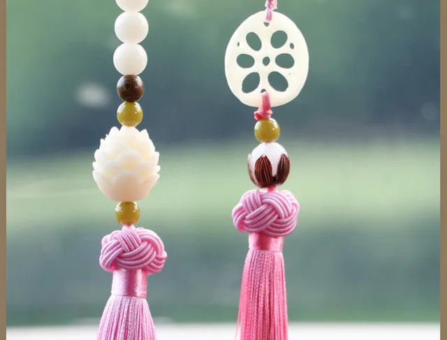 Car Pendant Supplies Bodhi Lotus For Safety Pink - Shop at LoveMi