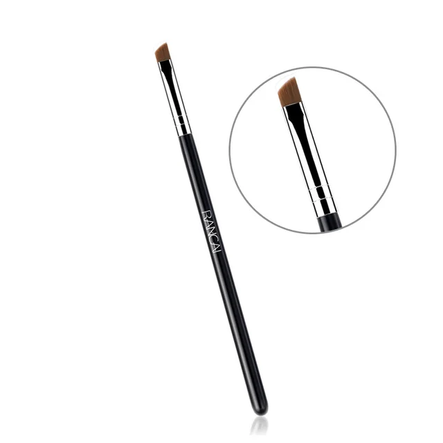 Eyeshadow Brush Makeup Brush Single Smudge Brush Oblique Eyebrow Brush Black - Shop at LoveMi