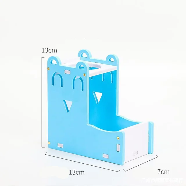 Hamster Water Bottle Feeder Waterer Automatic Water Feeding Supplies Drinking Water Mini Sleeping Nest Water Bottle Hamster Food Basin Blue - Shop at LoveMi