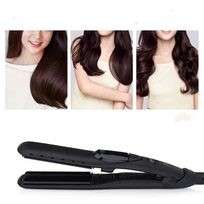 Straight Roll Dual Purpose Atomizing Splint Hair Iron Eu - Shop at LoveMi