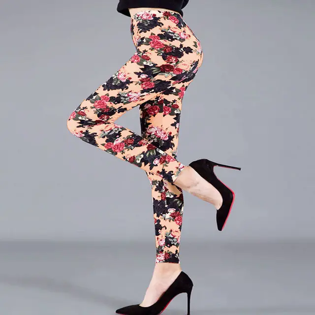 YSDNCHI Female Fitness Leggings Women Summer Floral Print Legging - Shop at LoveMi