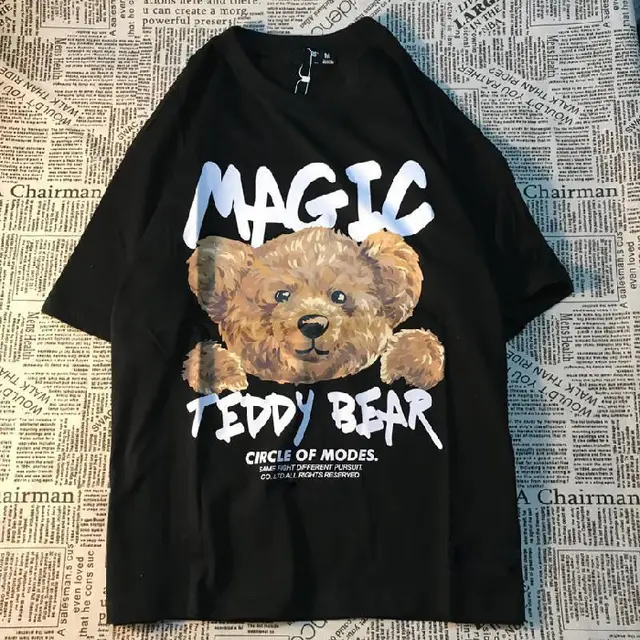 WLS Magic Bear T Shirt Black - Shop at LoveMi