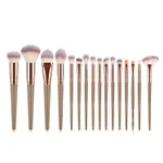 Makeup, Foundation Brush, Eye Brush, Full Set Of Makeup Tools - Beige