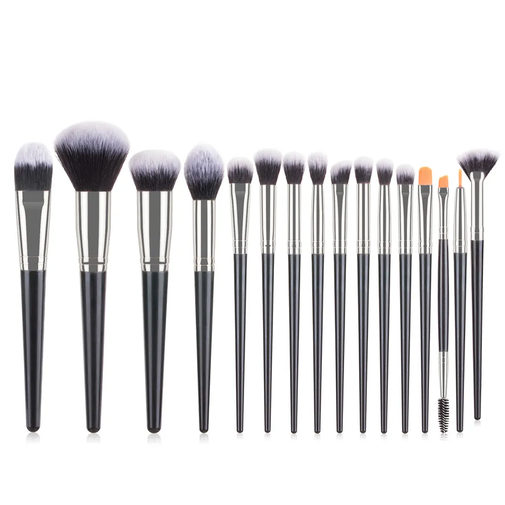 Makeup, Foundation Brush, Eye Brush, Full Set Of Makeup Tools - Black
