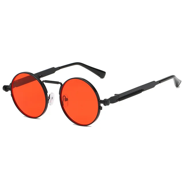 Personalized All match Metal Trendy Spring leg Sunglasses Red - Shop at LoveMi