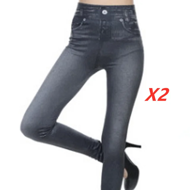 Women's Real Pocket Thin Faux Denim Corset Black 2Pcs - Shop at LoveMi