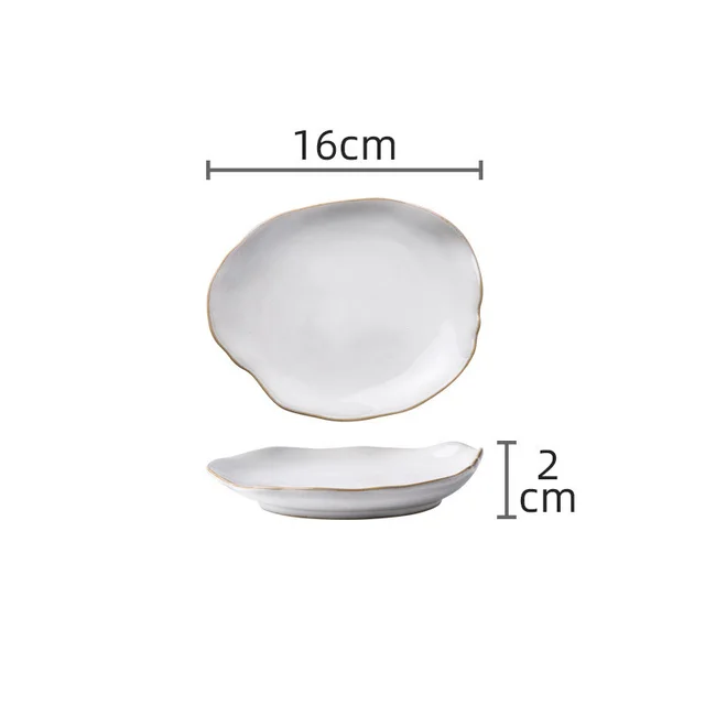 Personality Creative Irregular Ceramic Dishes I - Shop at LoveMi