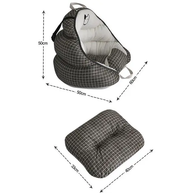 Kennel Cat Kennel Dog Sofa Car Seat Portable Black - Shop at LoveMi