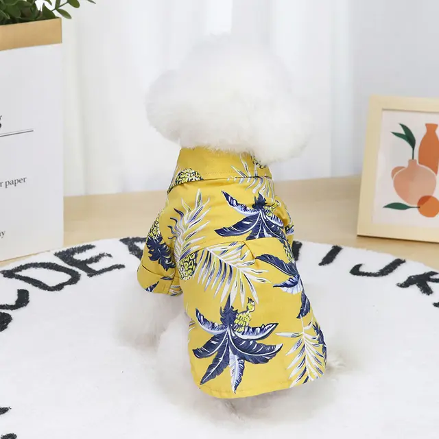Pet Clothes Dog Clothes Summer Thin Pet Clothes Yellow - Shop at LoveMi