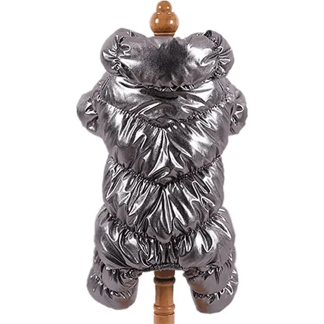 Puppy Pomeranian Bichon Pet Clothes Silver - Shop at LoveMi