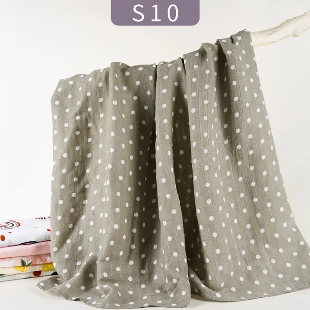 Cotton Gauze Bath Towel Double Layer Newborn Swaddle Towel - Shop at LoveMi