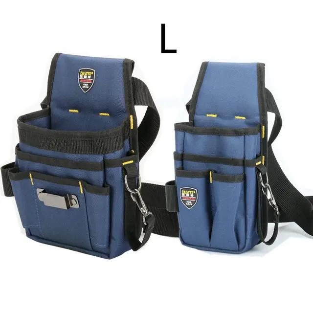 Carpentry Nail Belt Bag Canvas Multifunctional Electrician Special Repair Kit Blue - Shop at LoveMi