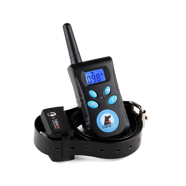 Dog Training Device Bark Stopper Anti Barking Automatic Manual Two In One Electric Shock Collar Black - Shop at LoveMi