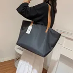 Large Capacity Oxford Cloth Handbag Shoulder Bag - Black
