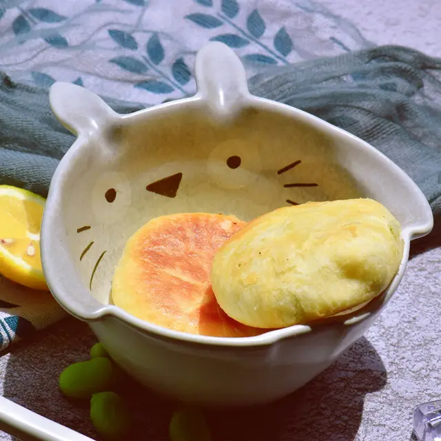 Creative Cute Cartoon Totoro Ceramic Bowl Tableware - Shop at LoveMi