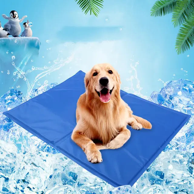 Pet Ice Pad Gel Cooling Ice Pad Summer Pet Pad Dog Mat Blue - Shop at LoveMi